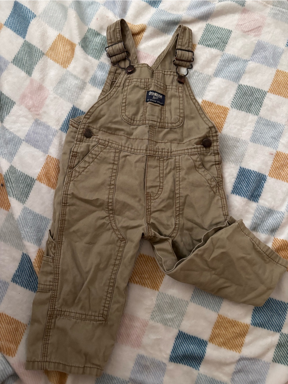 OshKosh B'gosh Khaki Toddler Overalls